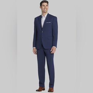NWT Jos. A. Bank Men's Tailored Fit Navy Blue Suit